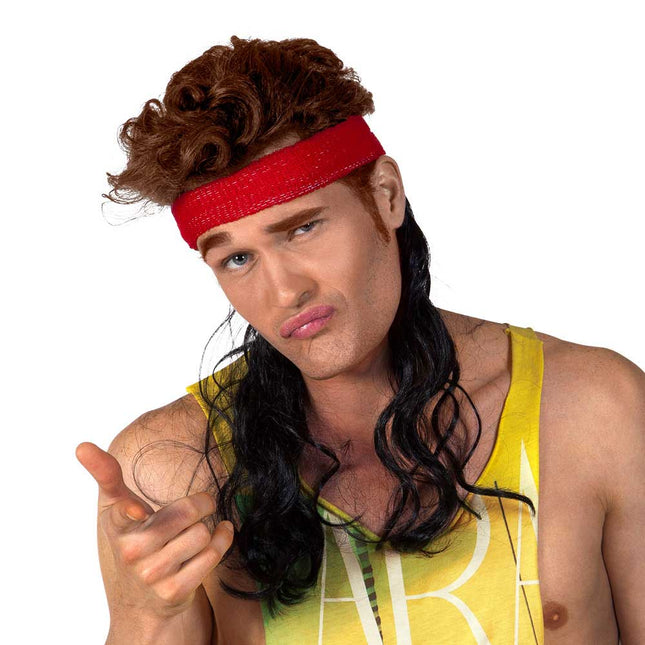 Boland Hoofdband Rood met Haar