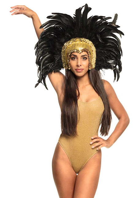 Boland Hoofdtooi Go-go danseres goud