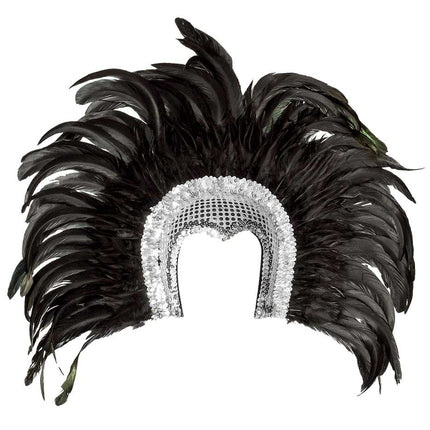 Boland Hoofdtooi Go-go danseres zilver
