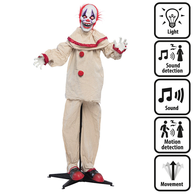 Boland Killer Clown Halloween Decoratie 153 cm