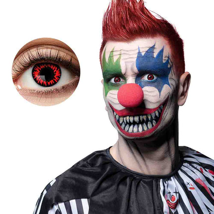 Boland Killer clown kleurlenzen