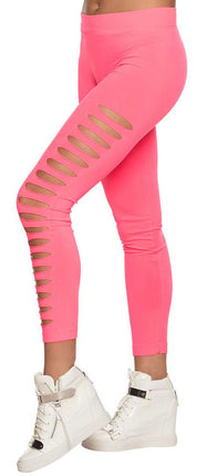 Boland Legging Gaps Neon Roze maat M