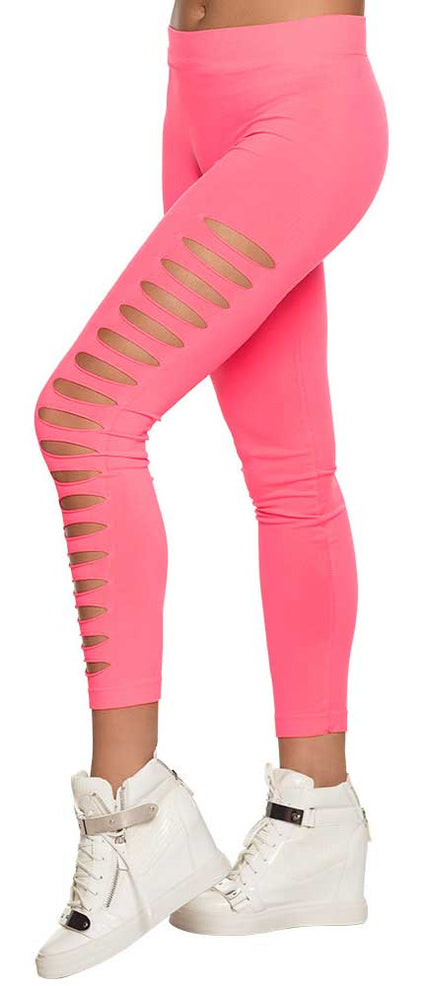 Boland Legging Gaps Neon Roze maat M