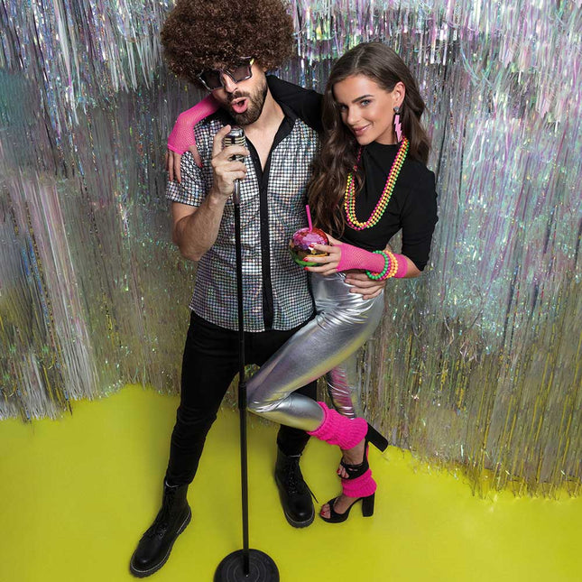 Boland Legging Stretch Zilver maat M