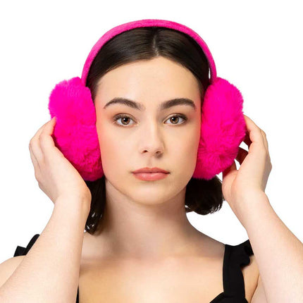 Boland Oorwarmers Roze Pluche