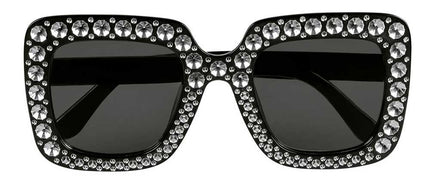 Boland Partybril Bling Bling Zwart