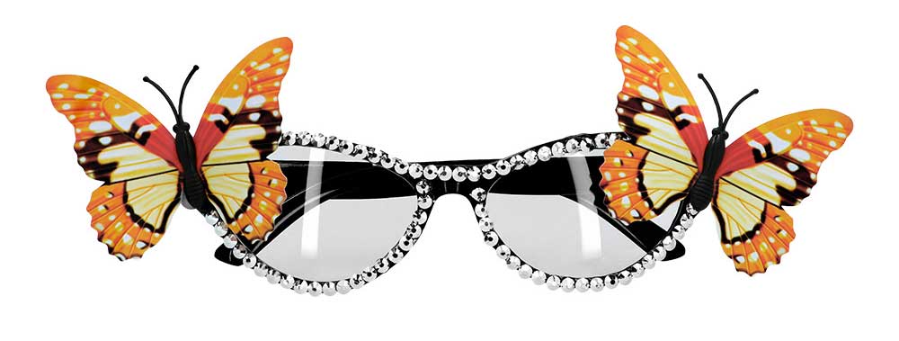 Boland Partybril Vlinder