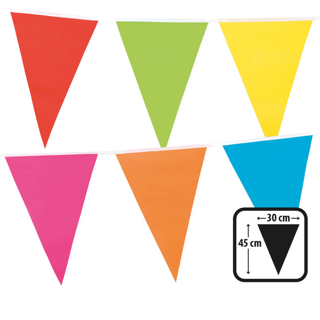 Boland PE Reuzen Vlaggenlijn veelkleurig 10 meter