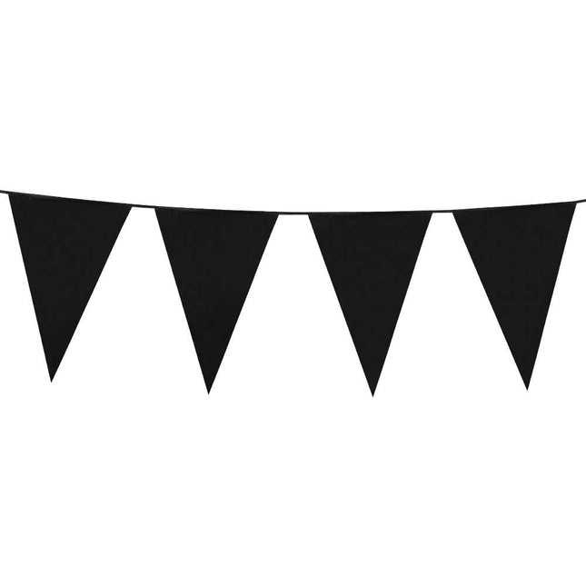 Boland PE Vlaggenlijn Zwart 10 meter