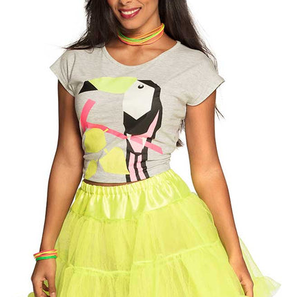 Boland Petticoat de Luxe Neon Geel M-L