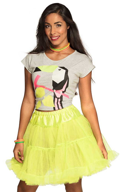 Boland Petticoat de Luxe Neon Geel M-L