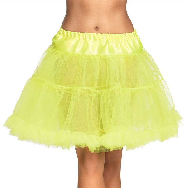 Boland Petticoat de Luxe Neon Geel M-L