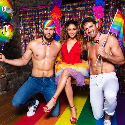 Boland Pride Tutu Regenboog deluxe