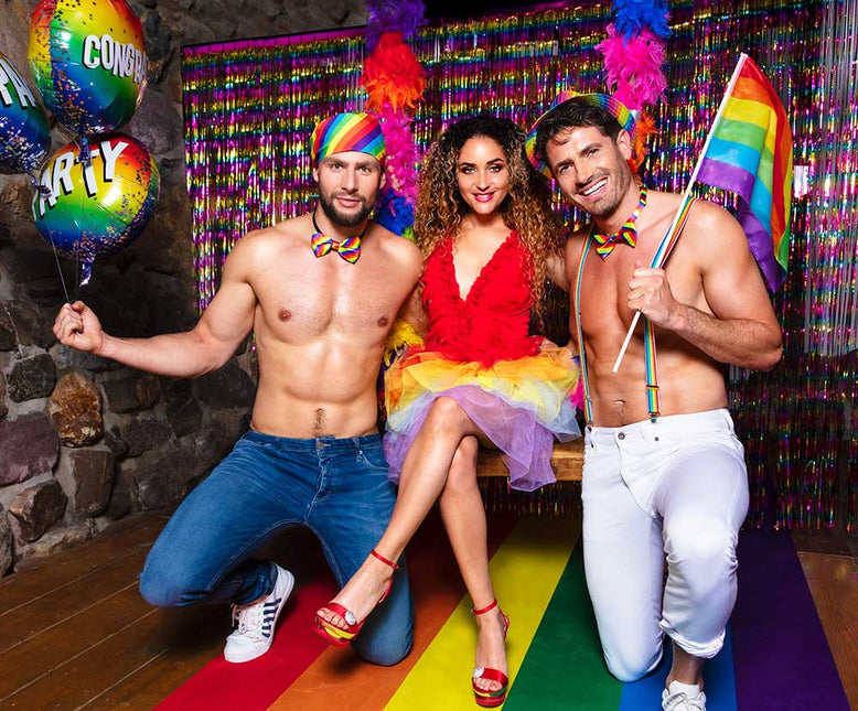 Boland Pride Tutu Regenboog deluxe