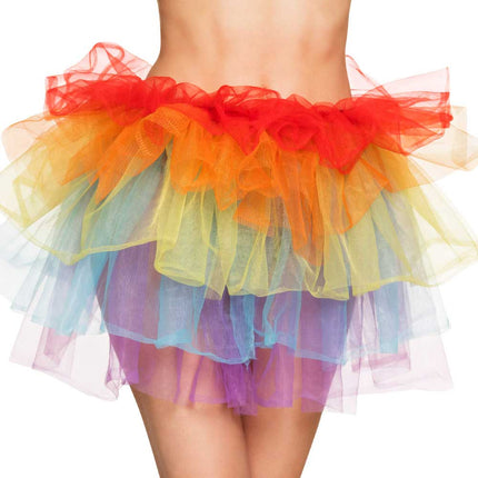 Boland Pride Tutu Regenboog deluxe