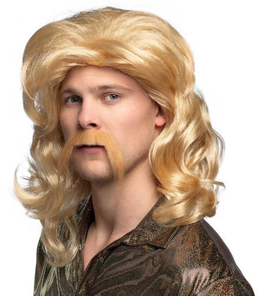 Boland Pruik Barry met snor
