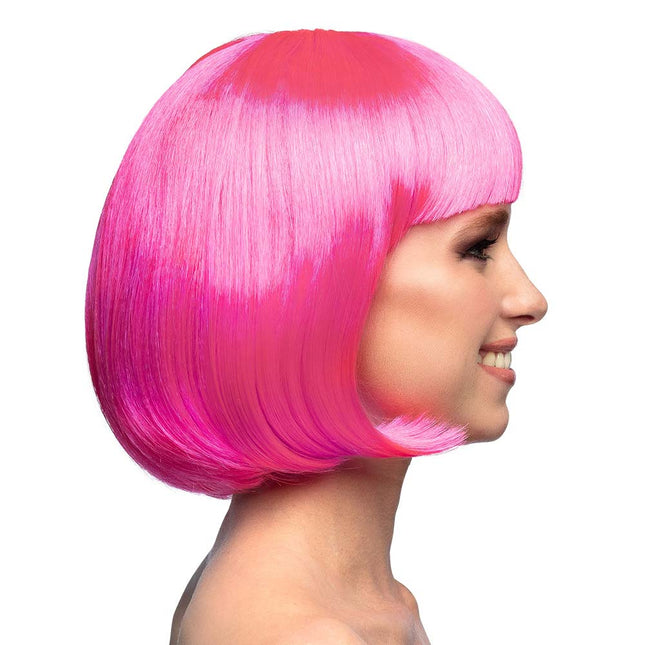 Boland Pruik Cabaret Neonroze UV
