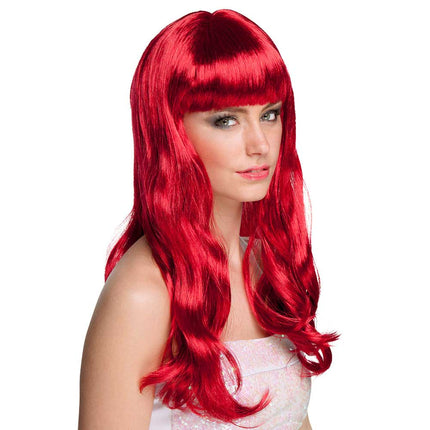 Boland Pruik Chique Robijnrood