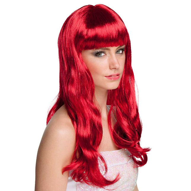 Boland Pruik Chique Robijnrood