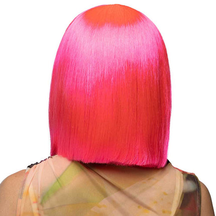 Boland Pruik Dance Neon Roze