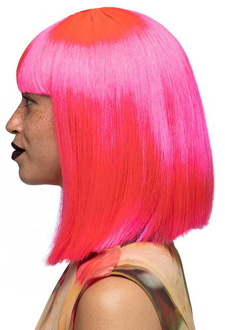 Boland Pruik Dance Neon Roze