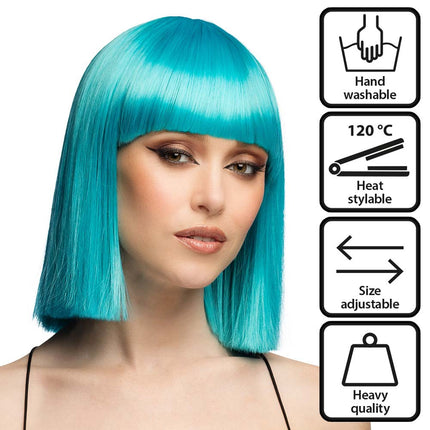 Boland Pruik Djamilla Azure Blue