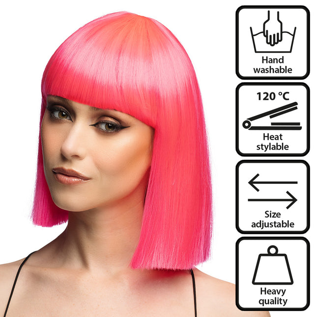 Boland Pruik Djamilla Playful Pink UV
