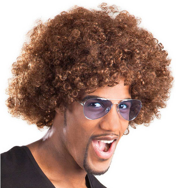 Boland Pruik Groove Bruin