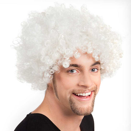 Boland Pruik Groove Wit