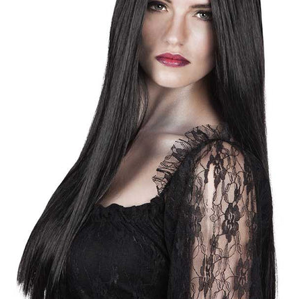 Boland Pruik Heks Zwart