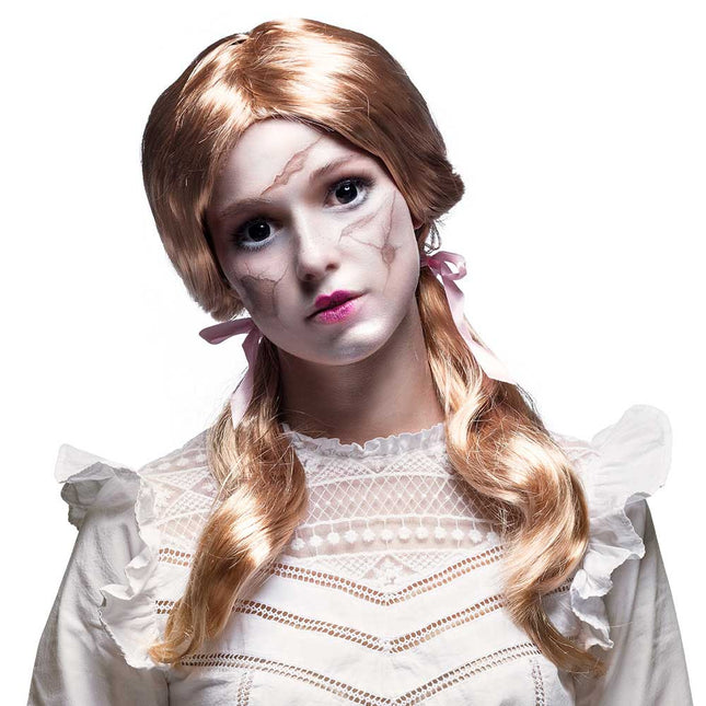 Boland Pruik Schoolgirl Strawberry Blond