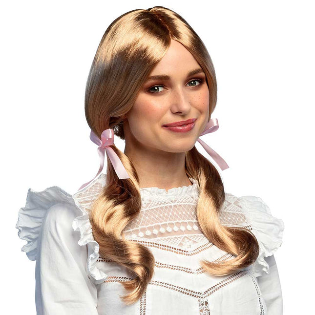 Boland Pruik Schoolgirl Strawberry Blond