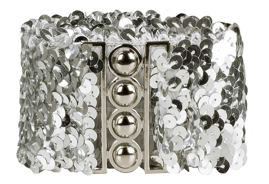 Boland Riem Pailletten Zilver