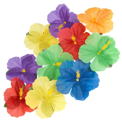 Boland Set 24 decoratiebloemen Hibiscus