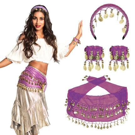 Boland Set Belly Dance Paars