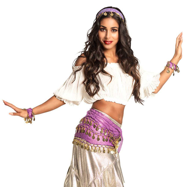 Boland Set Belly Dance Paars