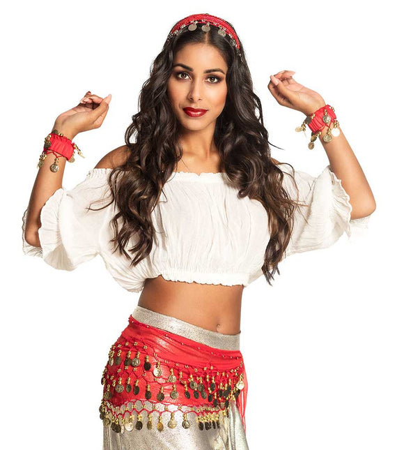 Boland Set Belly Dance Rood