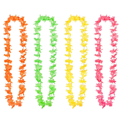 Boland Set Hawaiikransen 25 stuks Neon