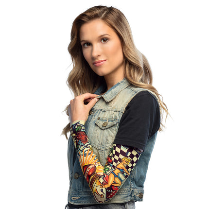 Boland Tatoeage mouw lucky gambler