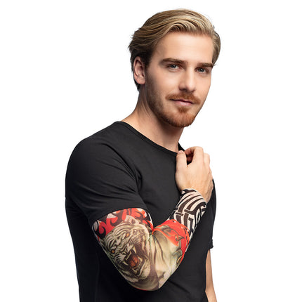 Boland Tatoeage mouw Tijger