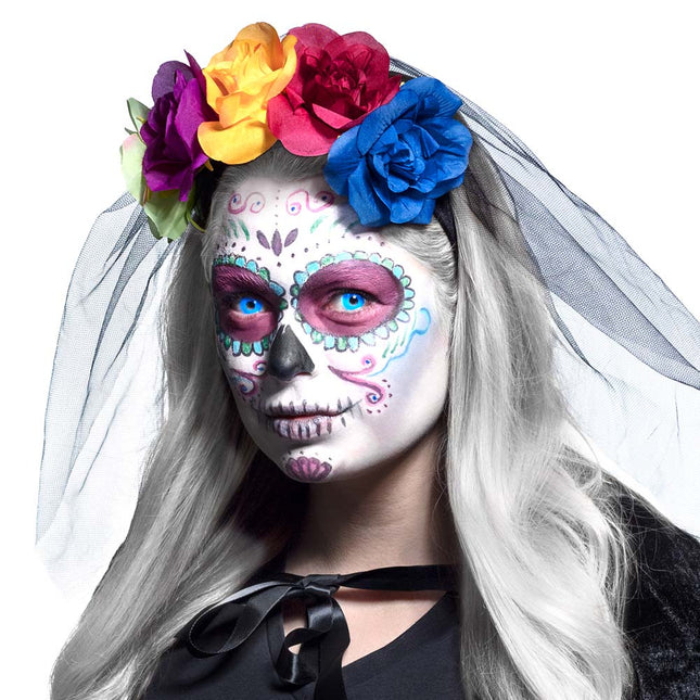 Boland UV Flash Blauw kleurlenzen