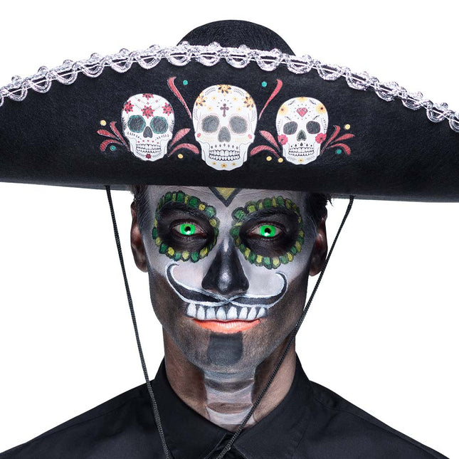 Boland UV Flash Groen kleurlenzen