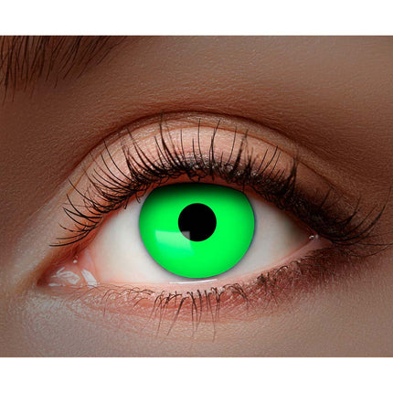 Boland UV Flash Groen kleurlenzen