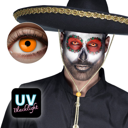 Boland UV Flash Oranje kleurlenzen