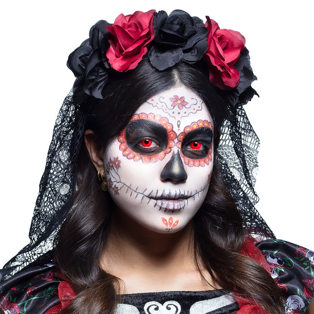 Boland UV Flash Rood kleurlenzen