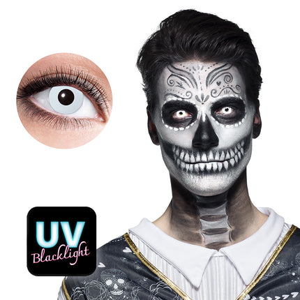 Boland UV Flash Wit kleurlenzen