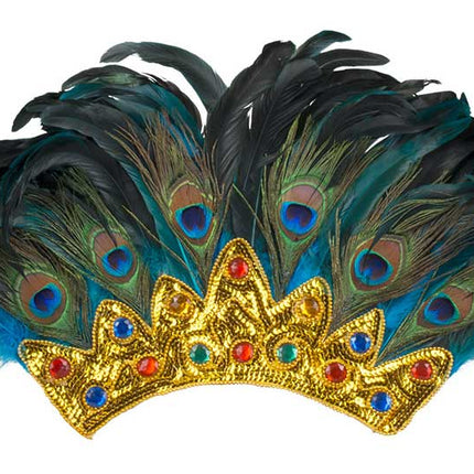 Boland Veren hoofdtooi Pauwenkoningin