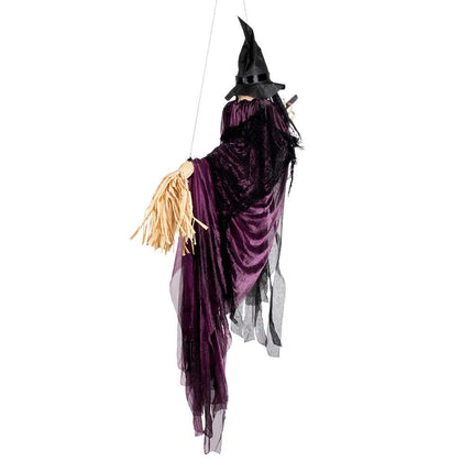 Boland Vliegende Heks Halloween Decoratie 65 cm