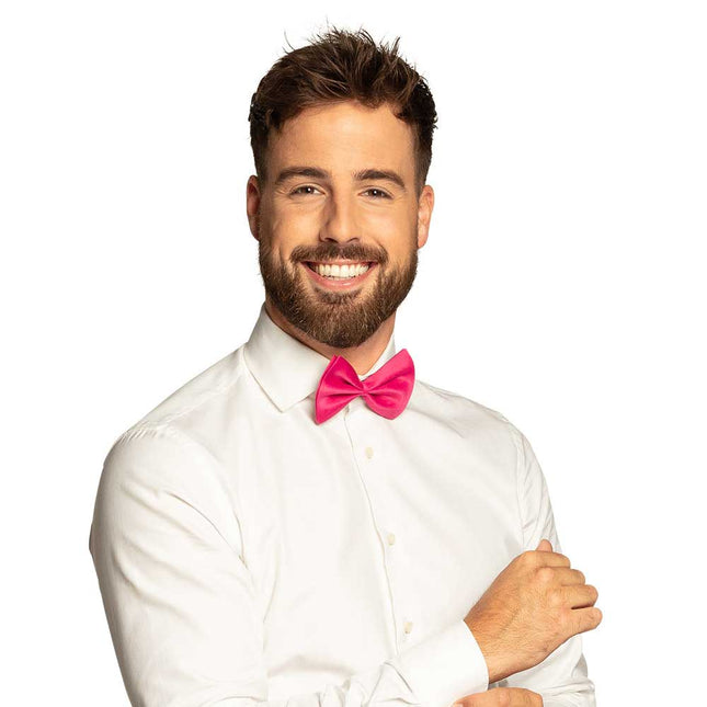 Boland Vlinderstrik Basic knalroze