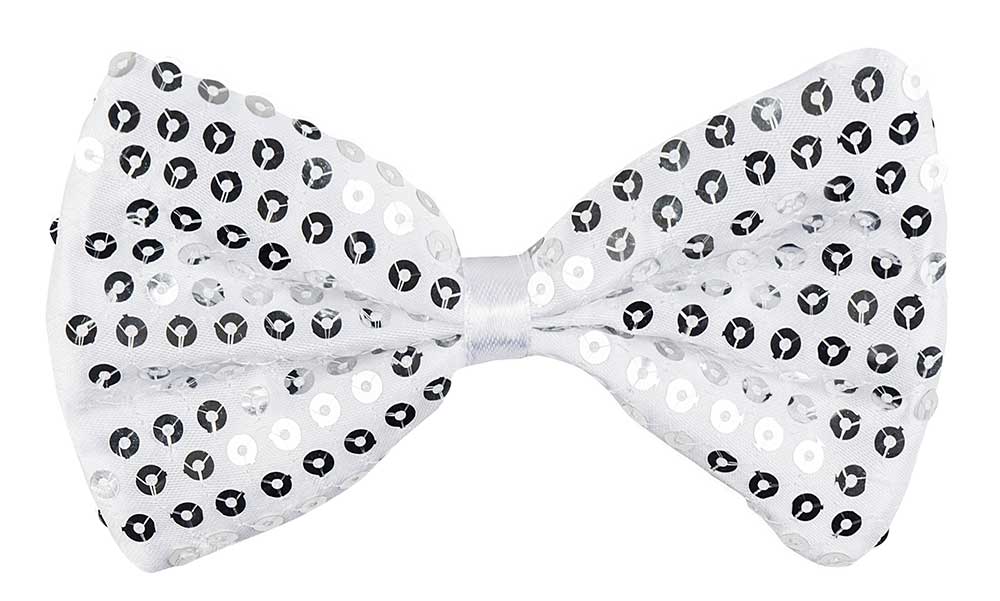 Boland Vlinderstrik Spangles Zilver